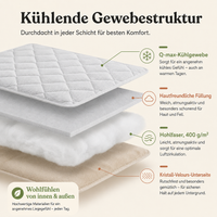 Hunde Kühlmatte selbstkühlend, kühlt ohne Gel und Strom Ansicht 2